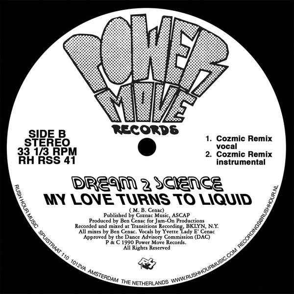 *PRE-ORDER* DREAM 2 SCIENCE 'MY LOVE TURNS TO LIQUID' 12"