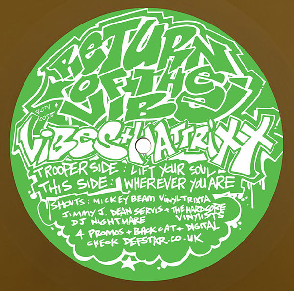 VIBES & HATTRIXX 'LIFT YOUR SOUL EP [GOLD WAX]' 12"
