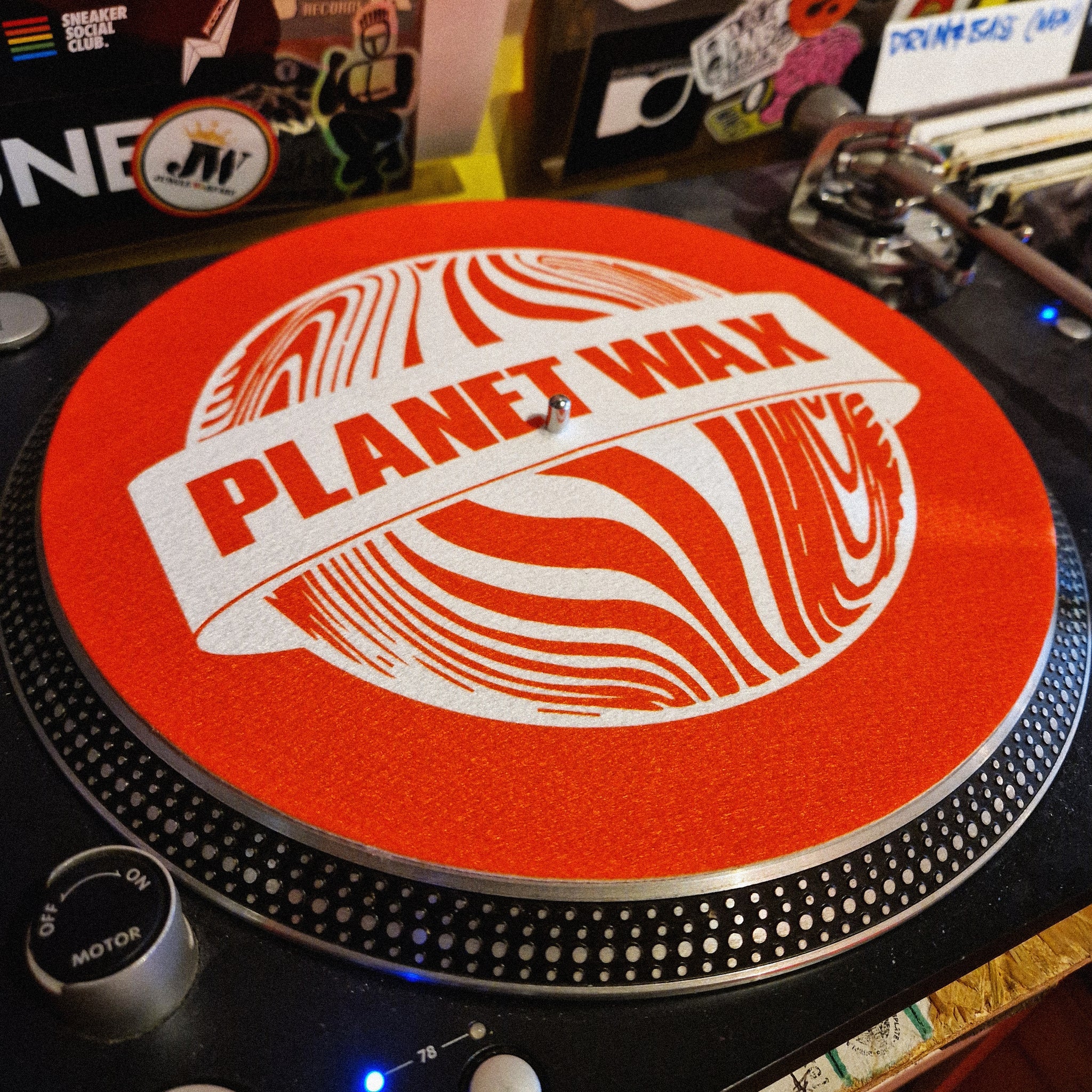 PLANET WAX SLIPMATS (RED EDITION)