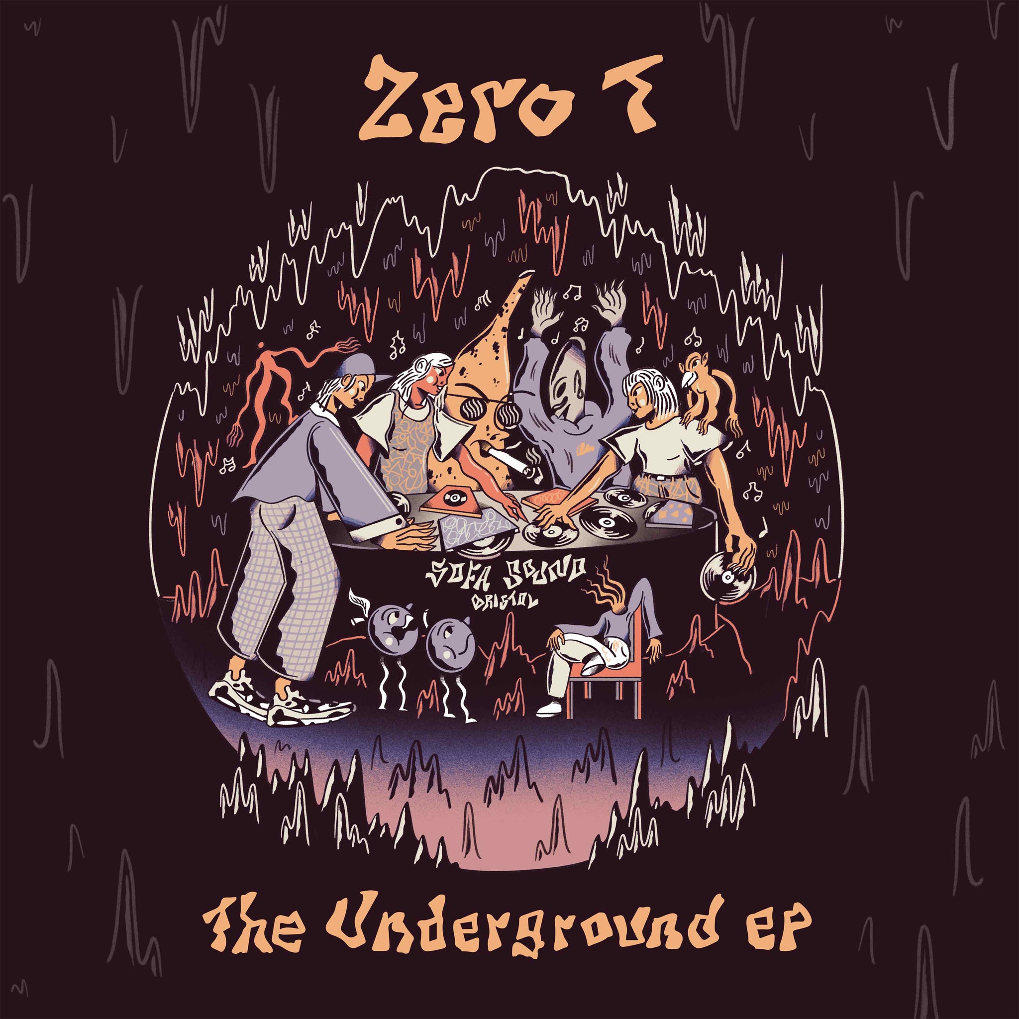 ZERO T 'THE UNDERGROUND EP' 12"
