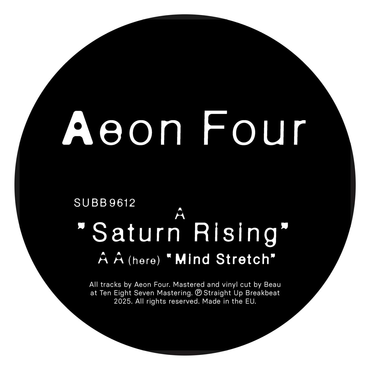*BACK SOON* AEON FOUR 'SATURN RISING' 12"