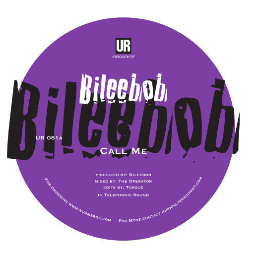 BILEEBOB 'CALL ME' 12"