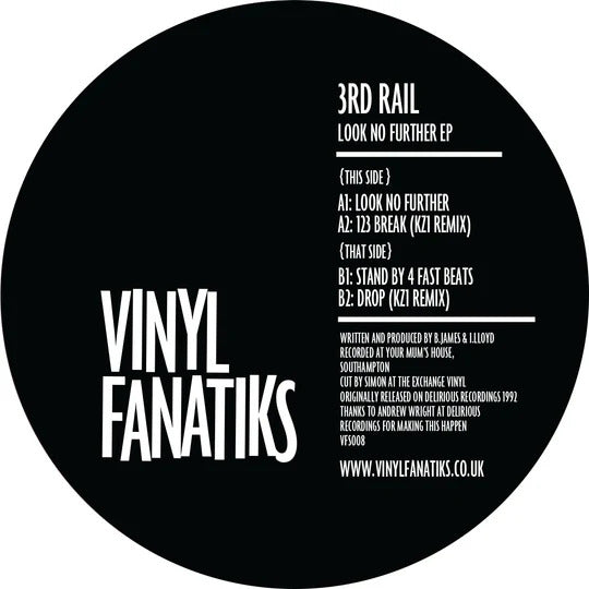 3RD RAIL 'LOOK NO FURTHER EP' 12" (REPRESS)
