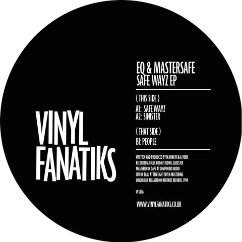 *PRE-ORDER* EQ & MASTERSAFE 'SAFE WAYZ EP' 12"