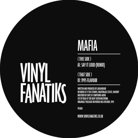 *PRE-ORDER* MAFIA 'SAY IT LOUD (REMIX) / 1995 FLAVOUR' 12"