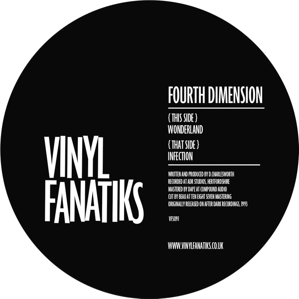 FOURTH DIMENSIONS AKA DAVE CHARLESWORTH 'WONDERLAND / INFECTION' 12"
