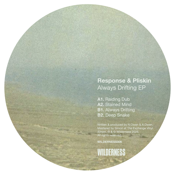 RESPONSE & PLISKIN 'ALWAYS DRIFTING EP' 12"