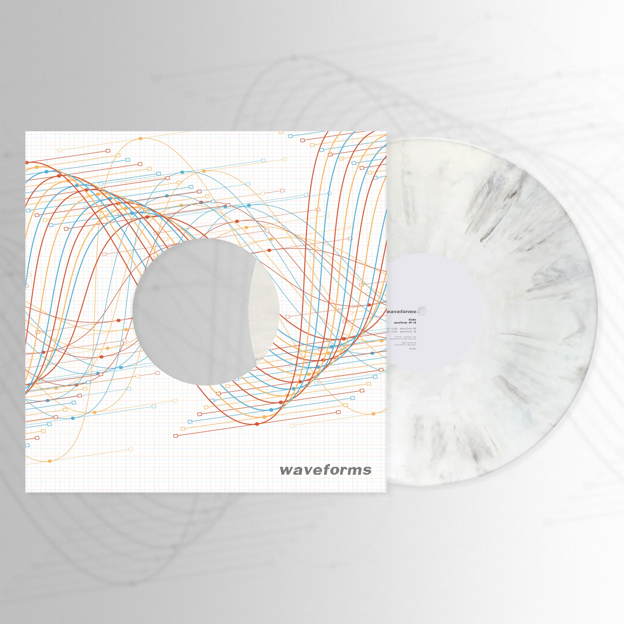 KLOKE 'WAVEFORMS 09-10' 10" (WHITE WAX)