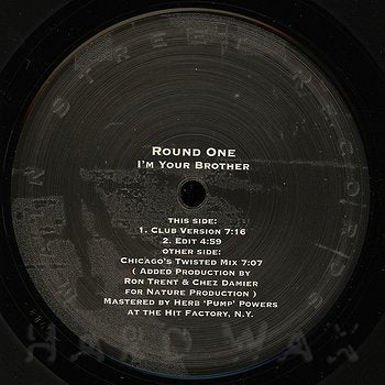 Round One 'I’m Your Brother' 12" (Repress) [Import]