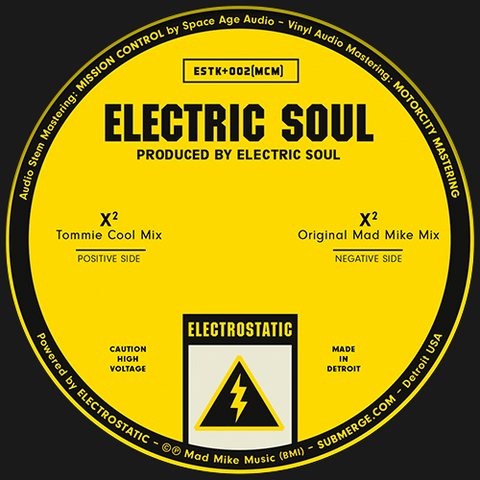 ELECTRIC SOUL 'X2' 12" (REPRESS)