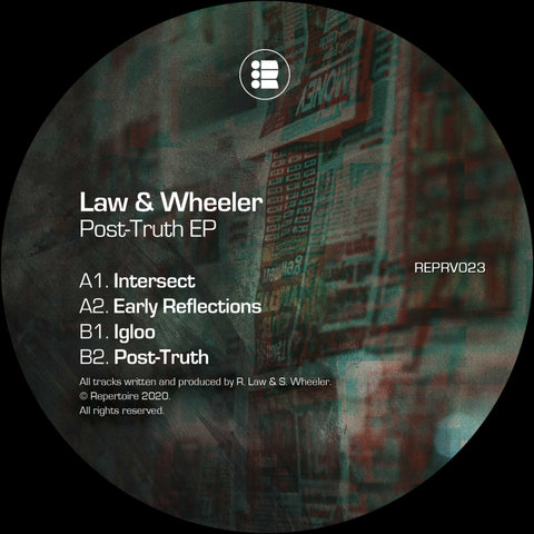 LAW & WHEELER 'POST-TRUTH 'EP' 12"