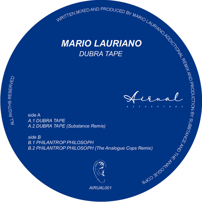 Mario Lauriano 'Dubra Tape w/ Substance Remix' 12"