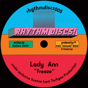 LADY ANN 'FREEZE / TIM REAPER REMIX' 10" (REISSUE)