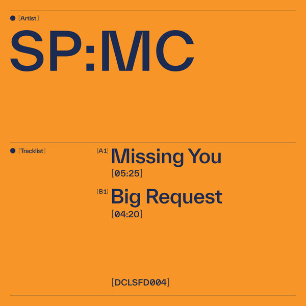 SP:MC 'MISSING YOU / BIG REQUEST' 12"