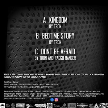 Tron & Raggo Ranger 'Bedtime Story EP' 12"