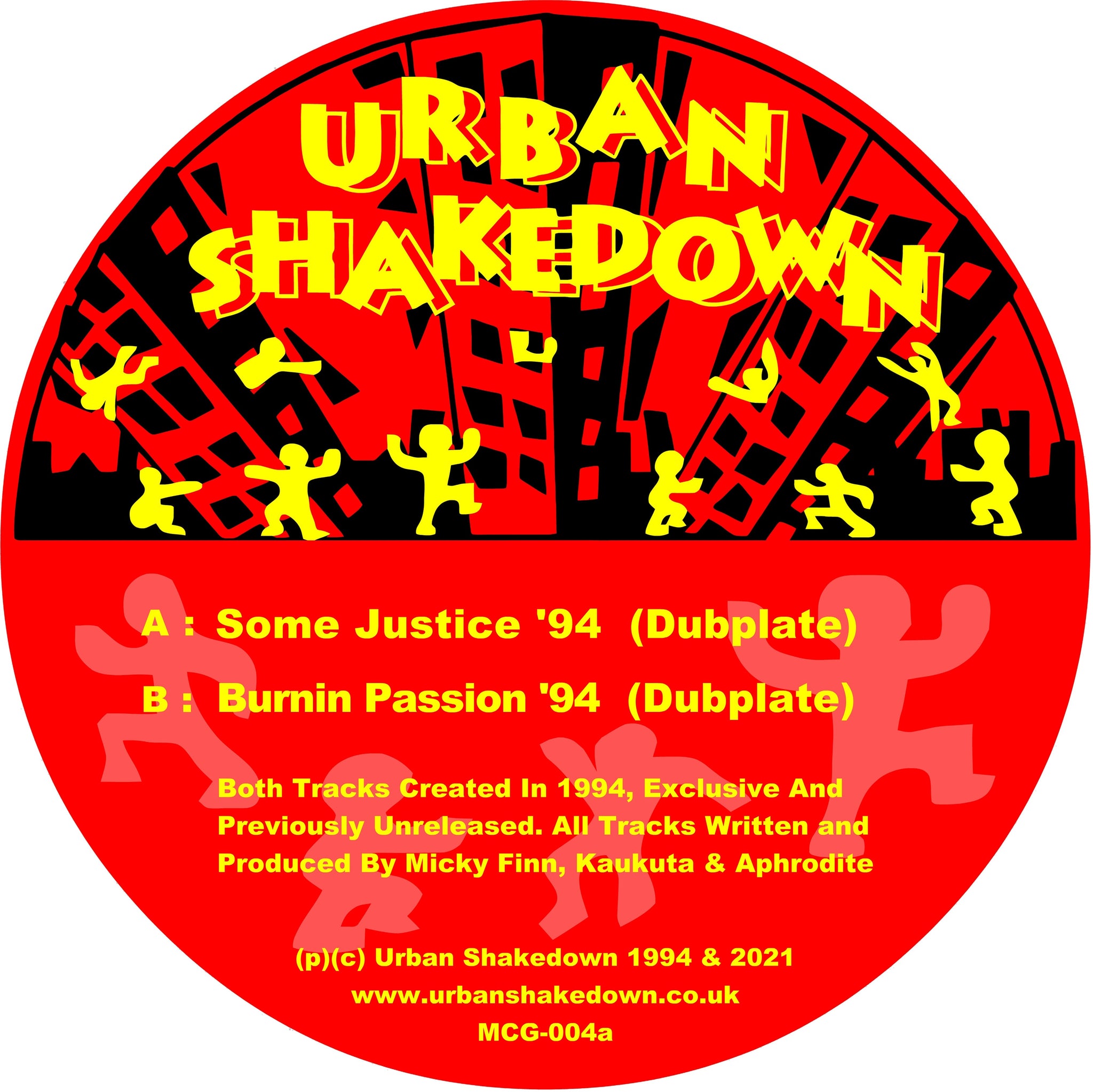 URBAN SHAKEDOWN 'SOME JUSTICE '94' 12" (RED REISSUE)
