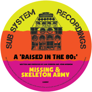 MISSING & SKELETON ARMY ' RAISED IN THE 80'S / TIM REAPER RMX' 10" (YELLOW WAX)
