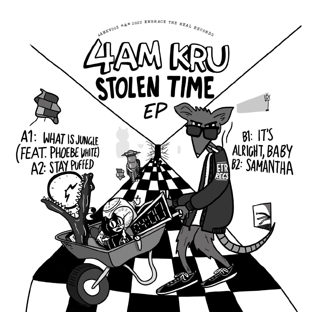 4AM KRU 'STOLEN TIME EP' 12" (REPRESS)