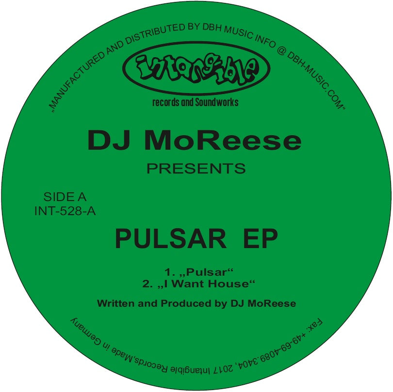 DJ MoReese 'Pulsar EP' 12" (Repress)