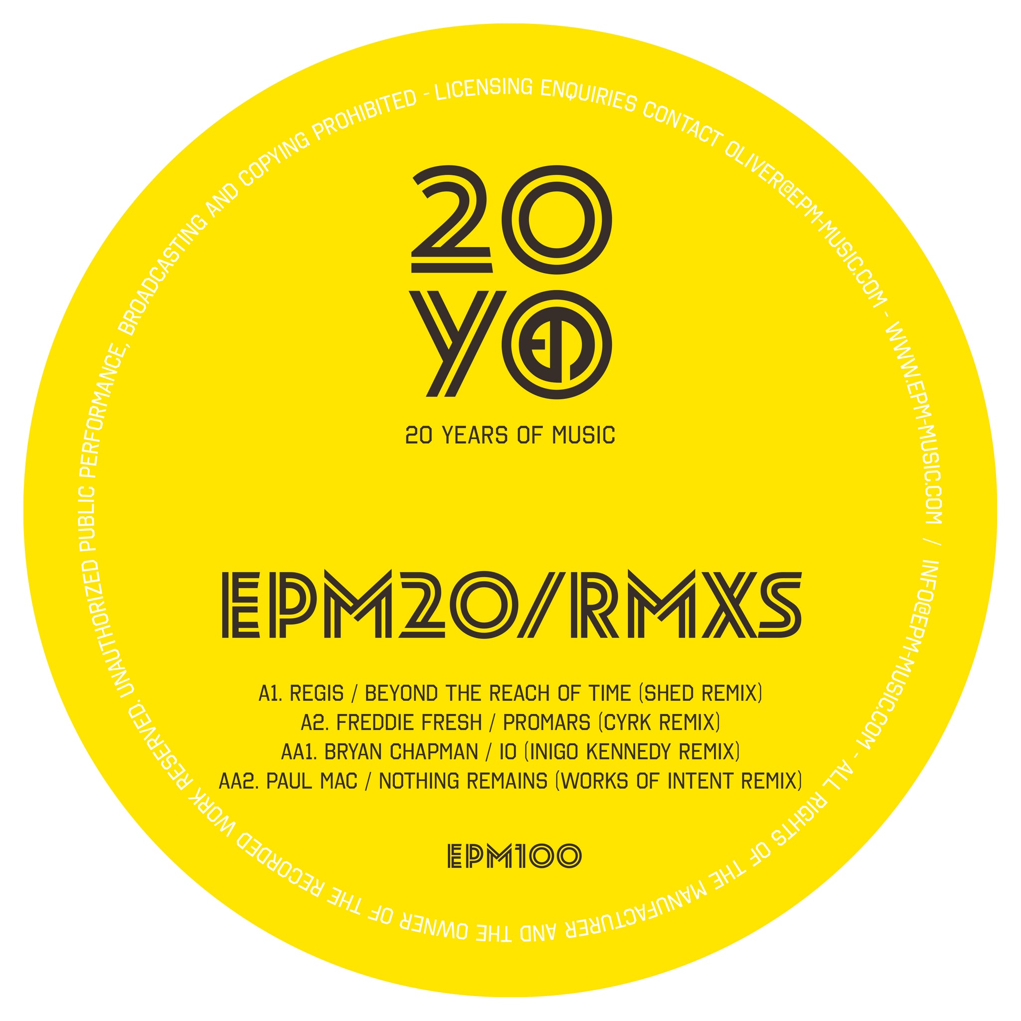 VARIOUS 'EPM20/RMXS' 12"