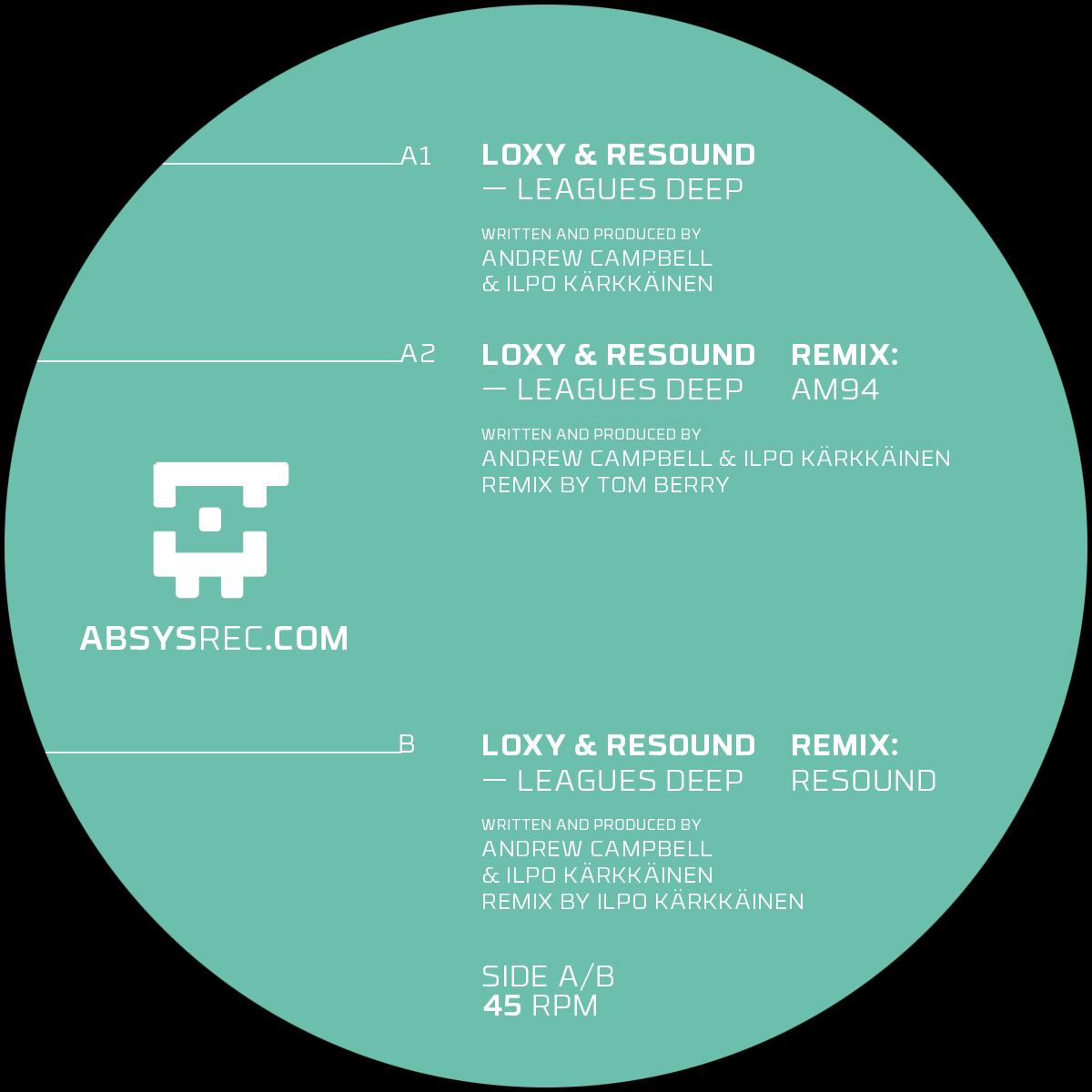 LOXY & RESOUND 'LEAGUES DEEP 12" [IMPORT]