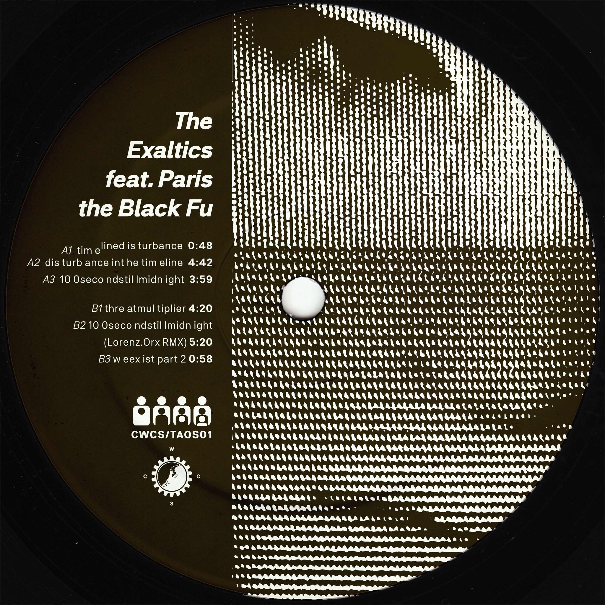 The Exaltics feat. Paris The Black Fu 'Dis turb ance int he tim eline' 12" [Import]