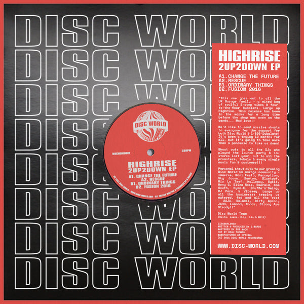 HIGHRISE '2UP2DOWN EP' 12"