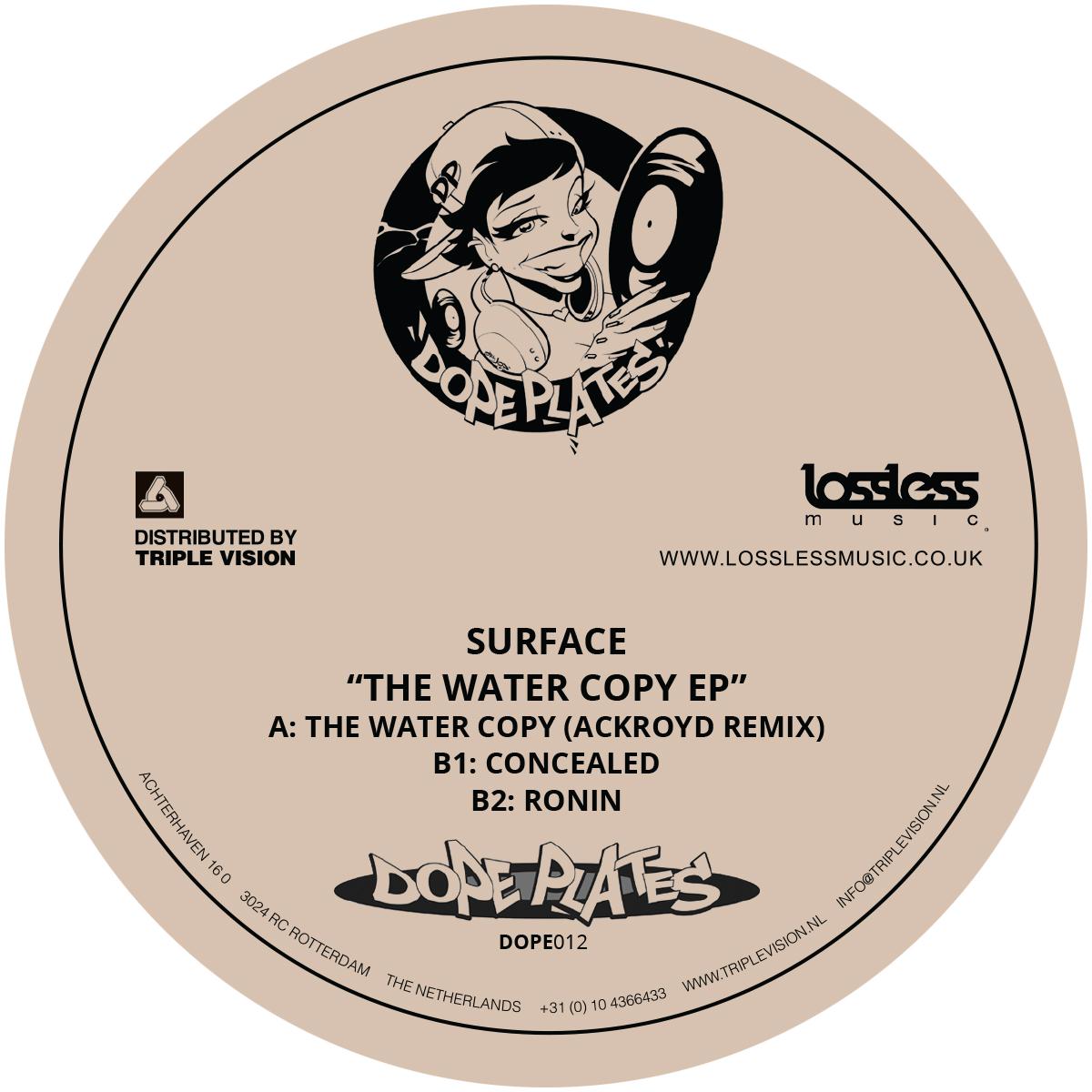 SURFACE 'THE WATER COPY EP' 12" [IMPORT]