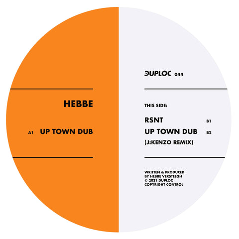 HEBBE 'UPTOWN DUB / J:KENZO REMIX' 12"