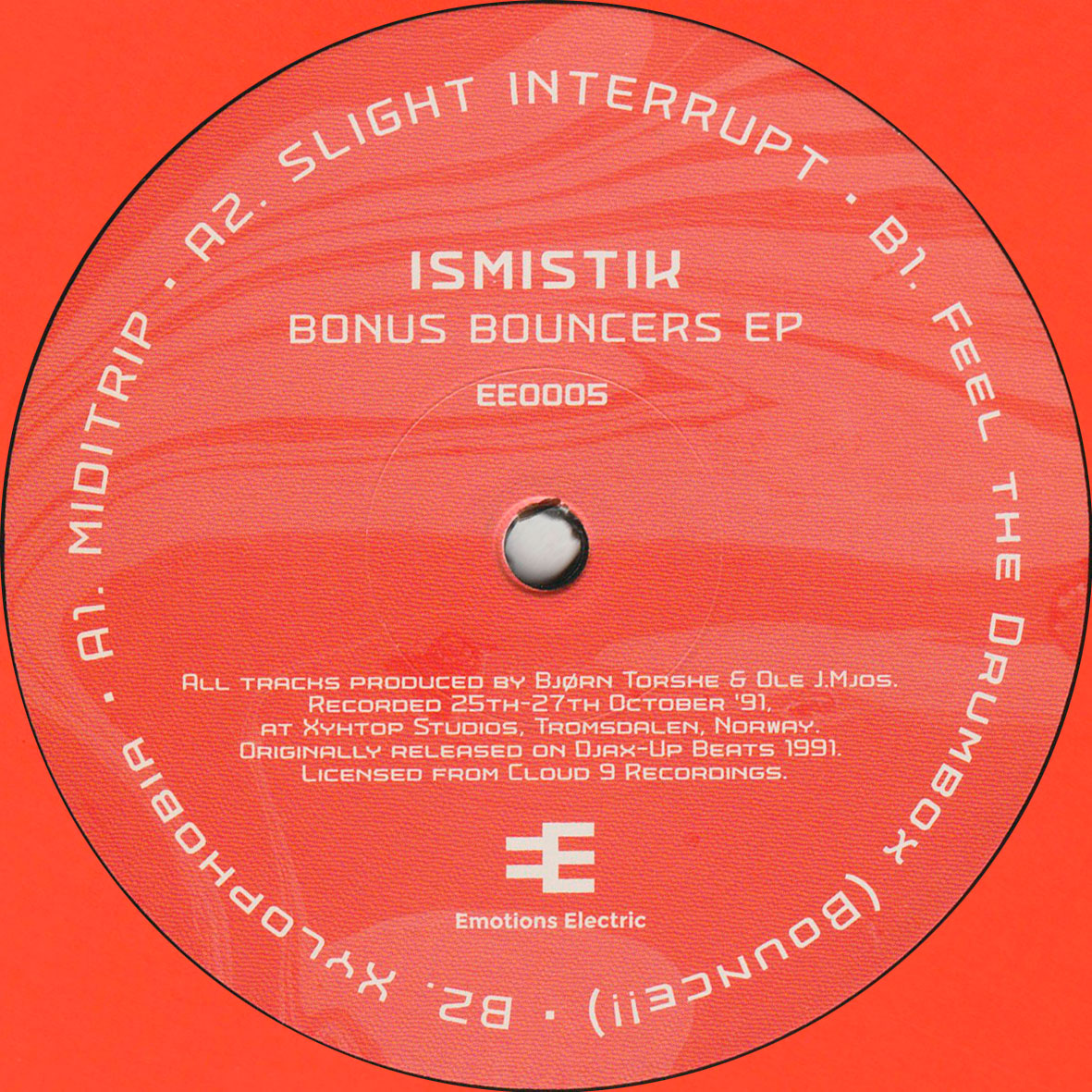 Ismistik 'Bonus Bouncers EP' 12" (Reissue)