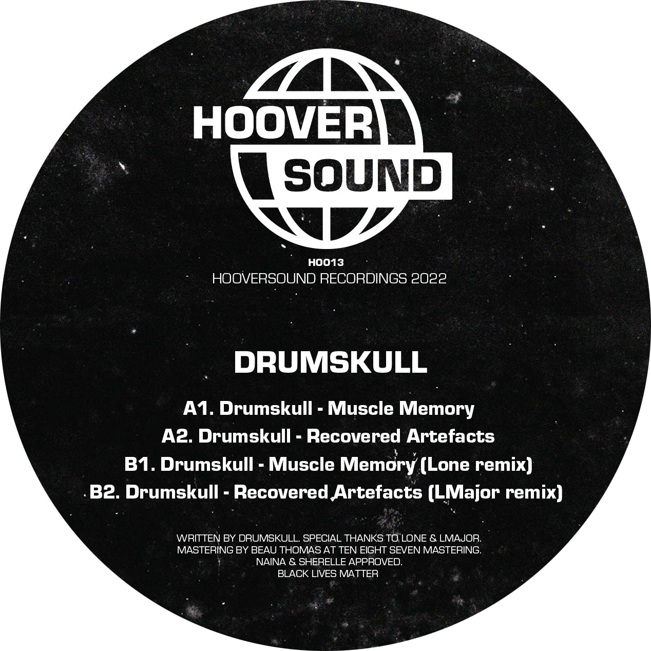 DRUMSKULL 'MUSCLE MEMORY (FT LONE & LMAJOR)' 12"