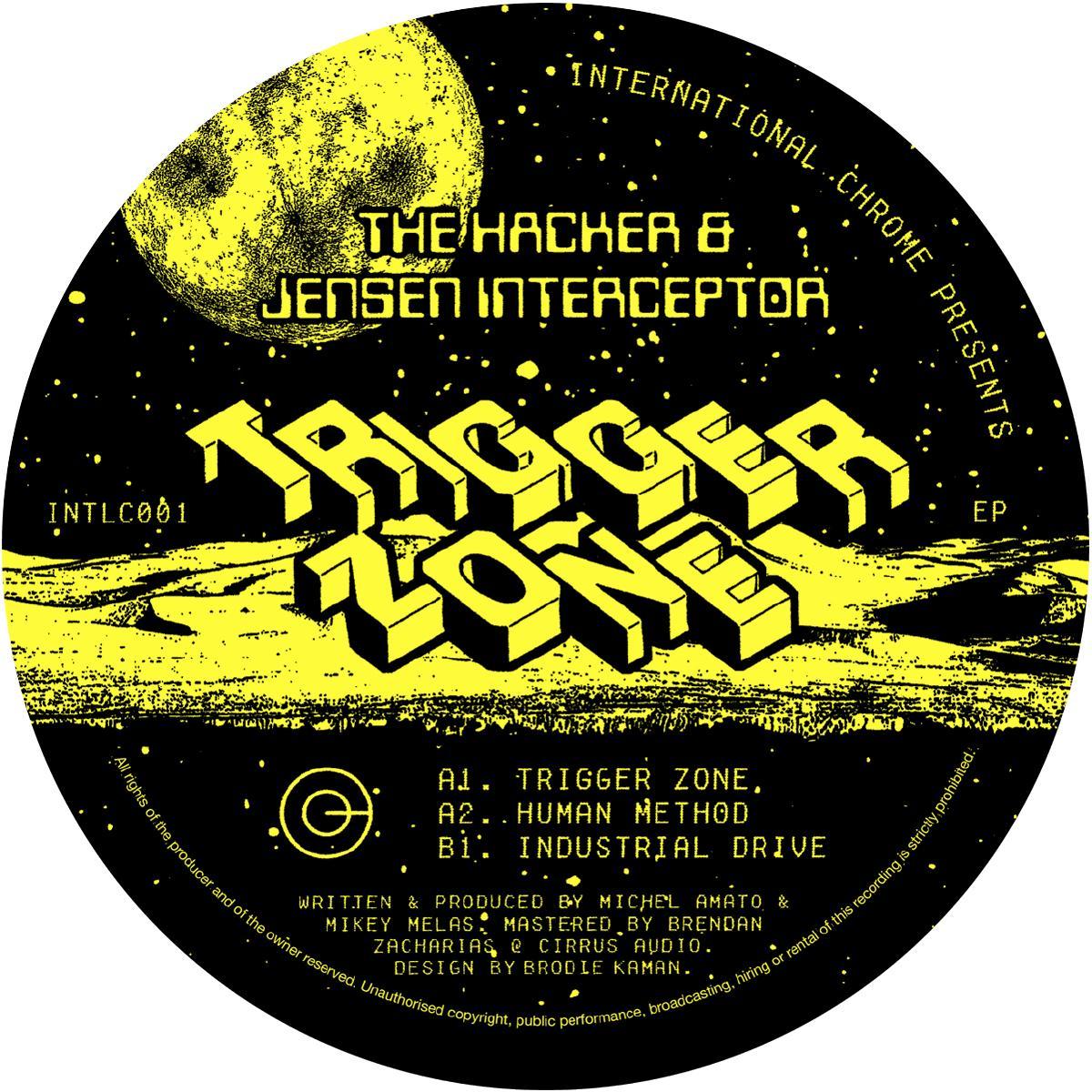 THE HACKER & JENSEN INTERCEPTOR 'TRIGGER ZONE' 12" (REPRESS) [IMPORT]