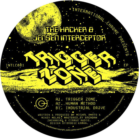 THE HACKER & JENSEN INTERCEPTOR 'TRIGGER ZONE' 12" (REPRESS) [IMPORT]