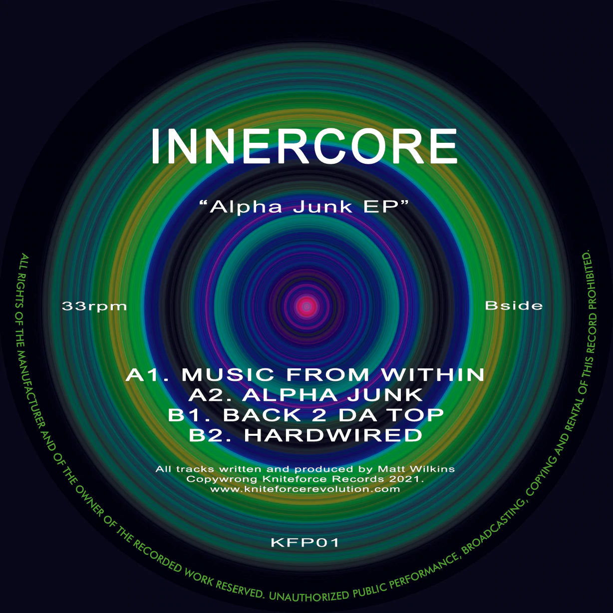 INNERCORE 'ALPHA JUNK EP' 12"