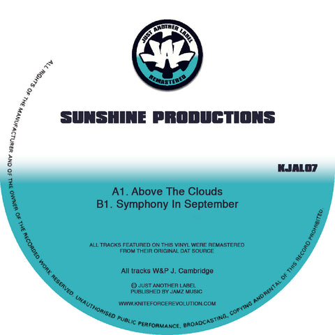 SUNSHINE PRODUCTIONS 'ABOVE THE CLOUDS' 12" (REISSUE)