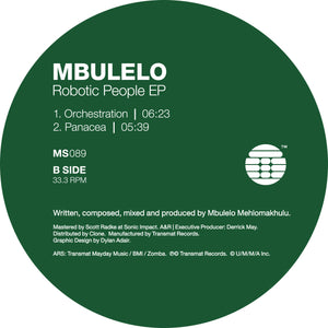Mbulelo 'The Robotic People EP' 12" (REPRESS)