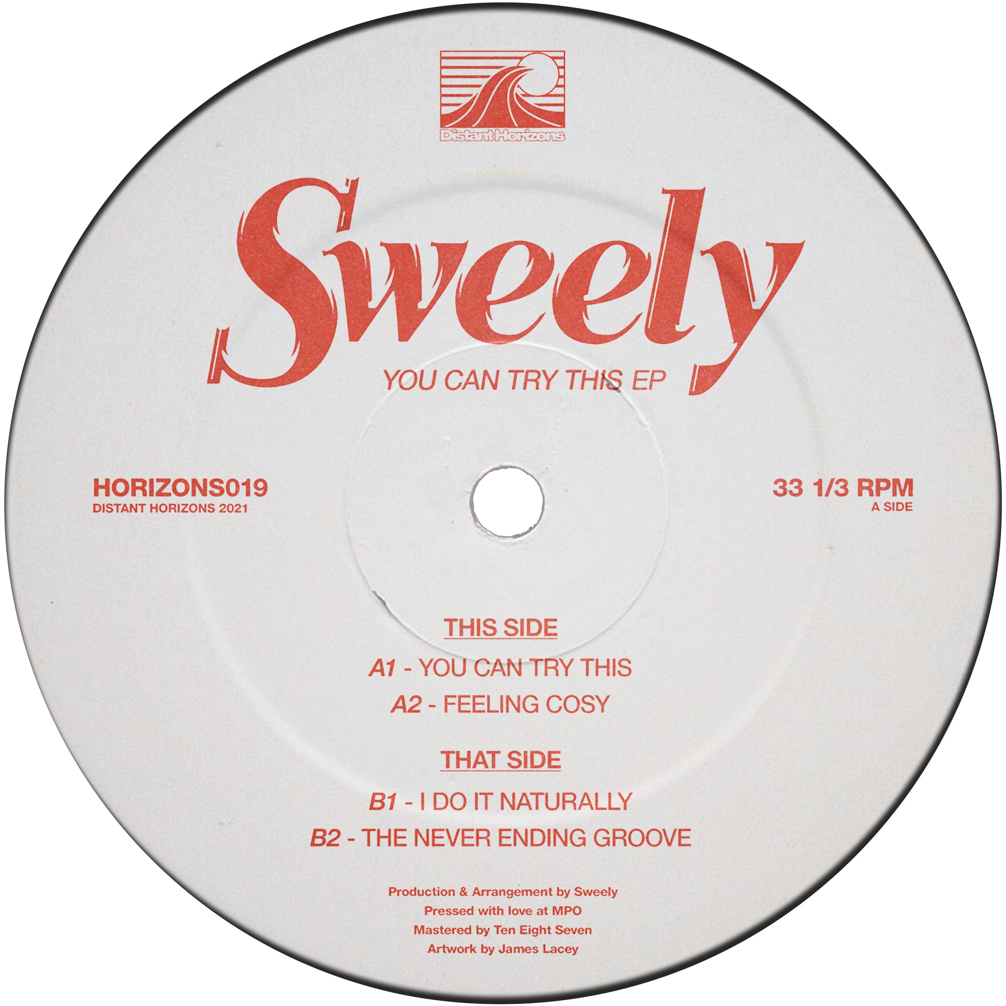SWEELY 'YOU CAN TRY THIS EP' 12" (REPRESS)