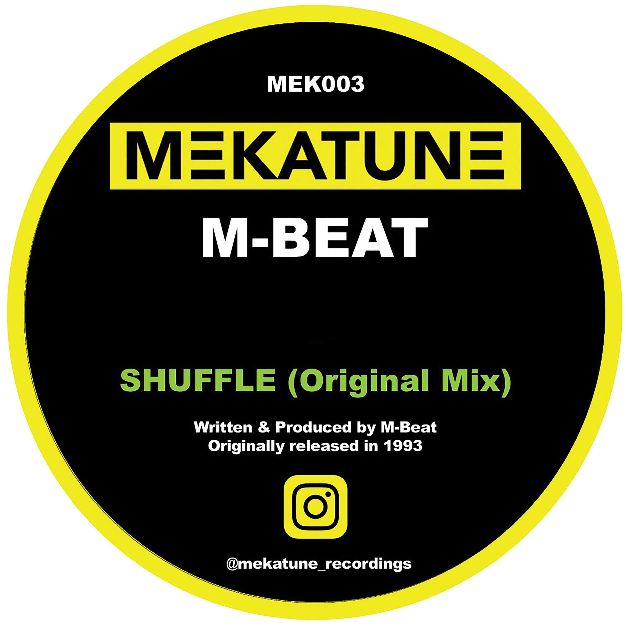 M-BEAT 'SHUFFLE / REMIX' 12" (REISSUE)