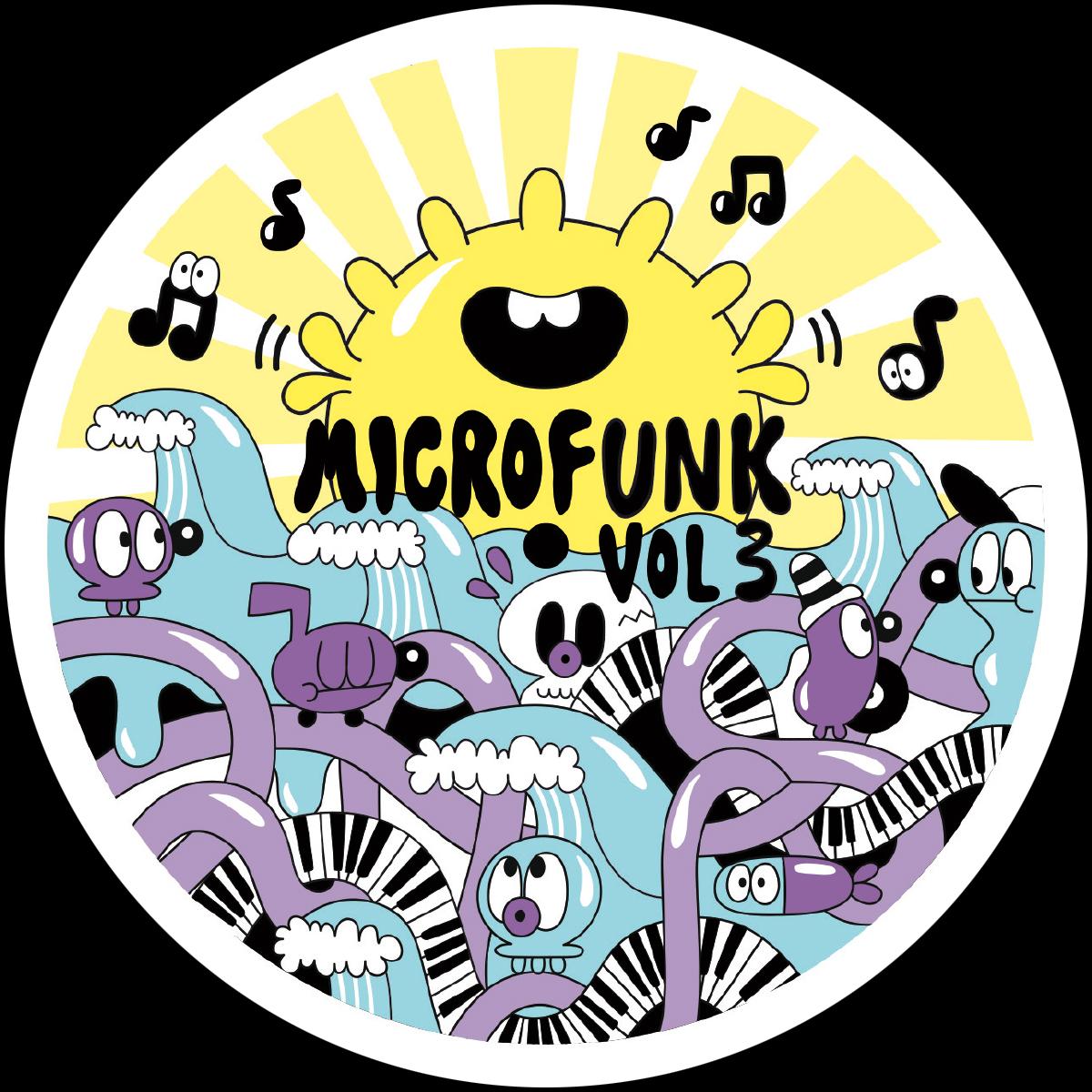 VARIOUS 'MICROFUNK EP VOL.3' 12" (TURQUOISE REPRESS)