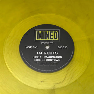 DJ T-CUTS 'IMAGINATION / DOGTOWN' 12" (YELLOW WAX)