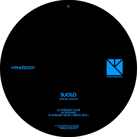 Suolo 'Average Value EP (Incl. Herck Remix)' 12"