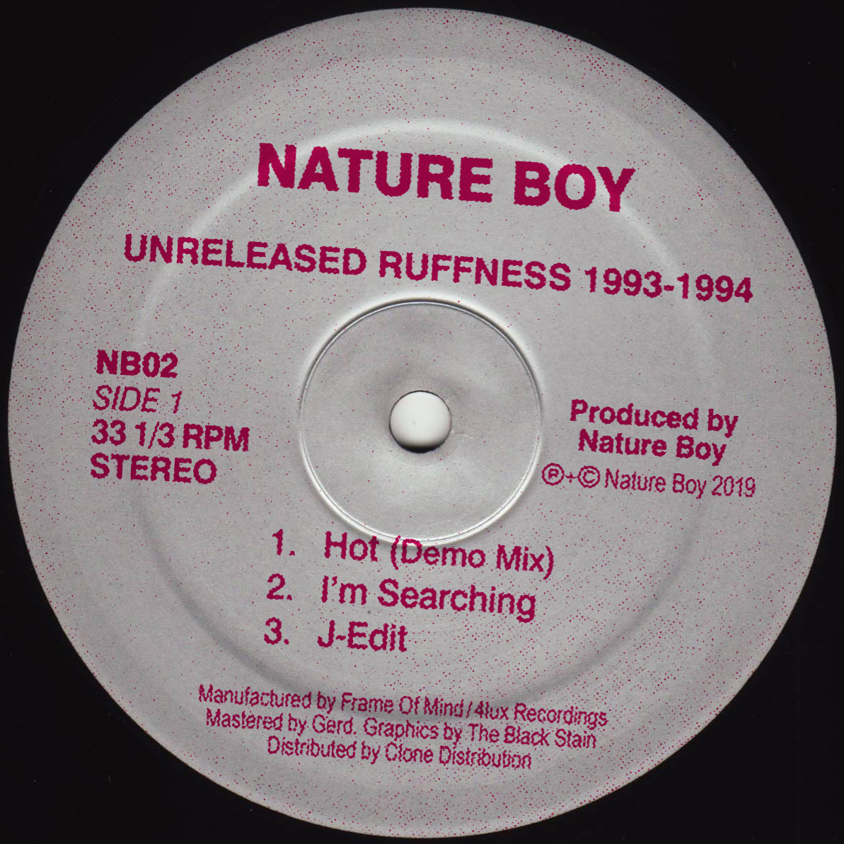 NATURE BOY 'UNRELEASED RUFFNESS 1993-1994' 12" (REISSUE)