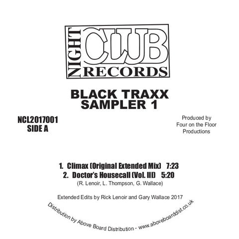 BLACK TRAXX 'SAMPLER 1' 12"