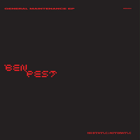BEN PEST 'GENERAL MAINTENANCE EP' 12"