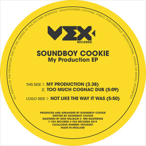 Soundboy Cookie 'My Production EP' 12"