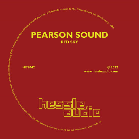 PEARSON SOUND 'RED SKY EP' 12"