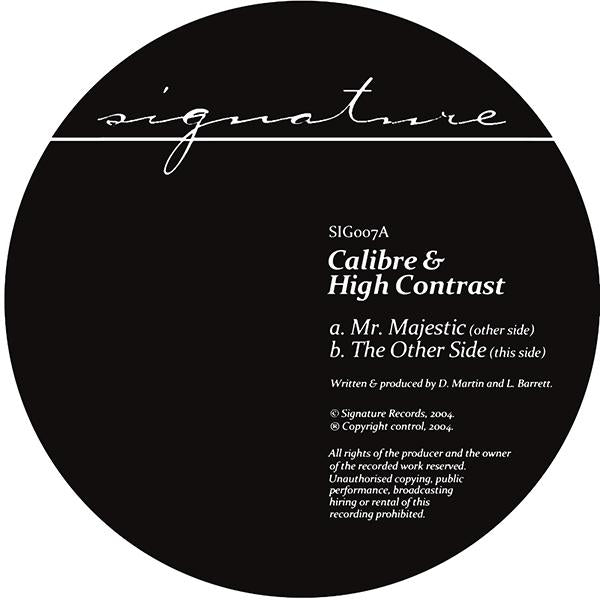 *BACK SOON* CALIBRE & HIGH CONTRAST 'MR. MAJESTIC' 12" (REPRESS)
