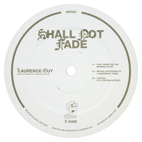 Laurence Guy 'Mutual Excitement Is A Wonderful Thing' 12" (Cream Vinyl)