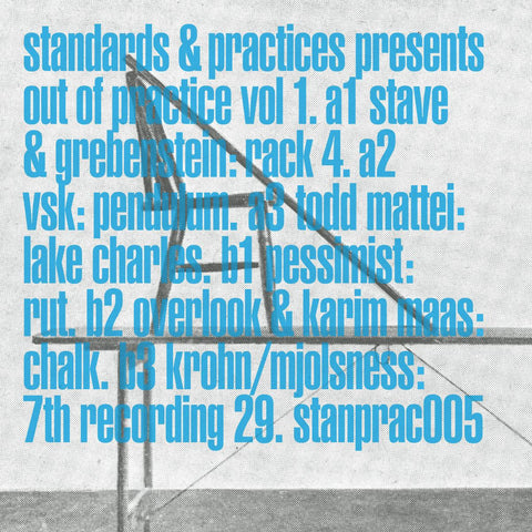 Various 'Out of Practice Vol. 1' 12" [SALE]
