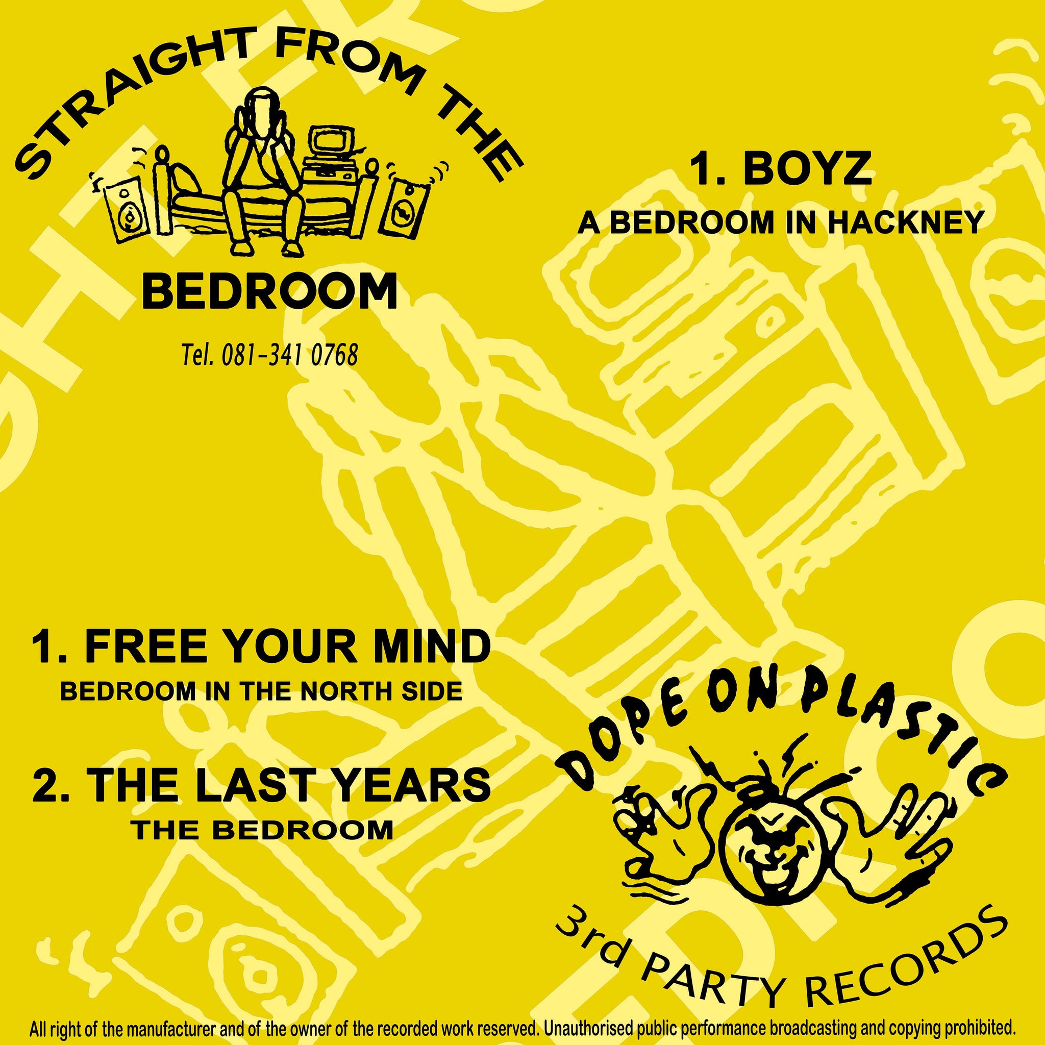 VARIOUS 'STRAIGHT FROM THE BEDROOM VOL.2' 12" (REISSUE)